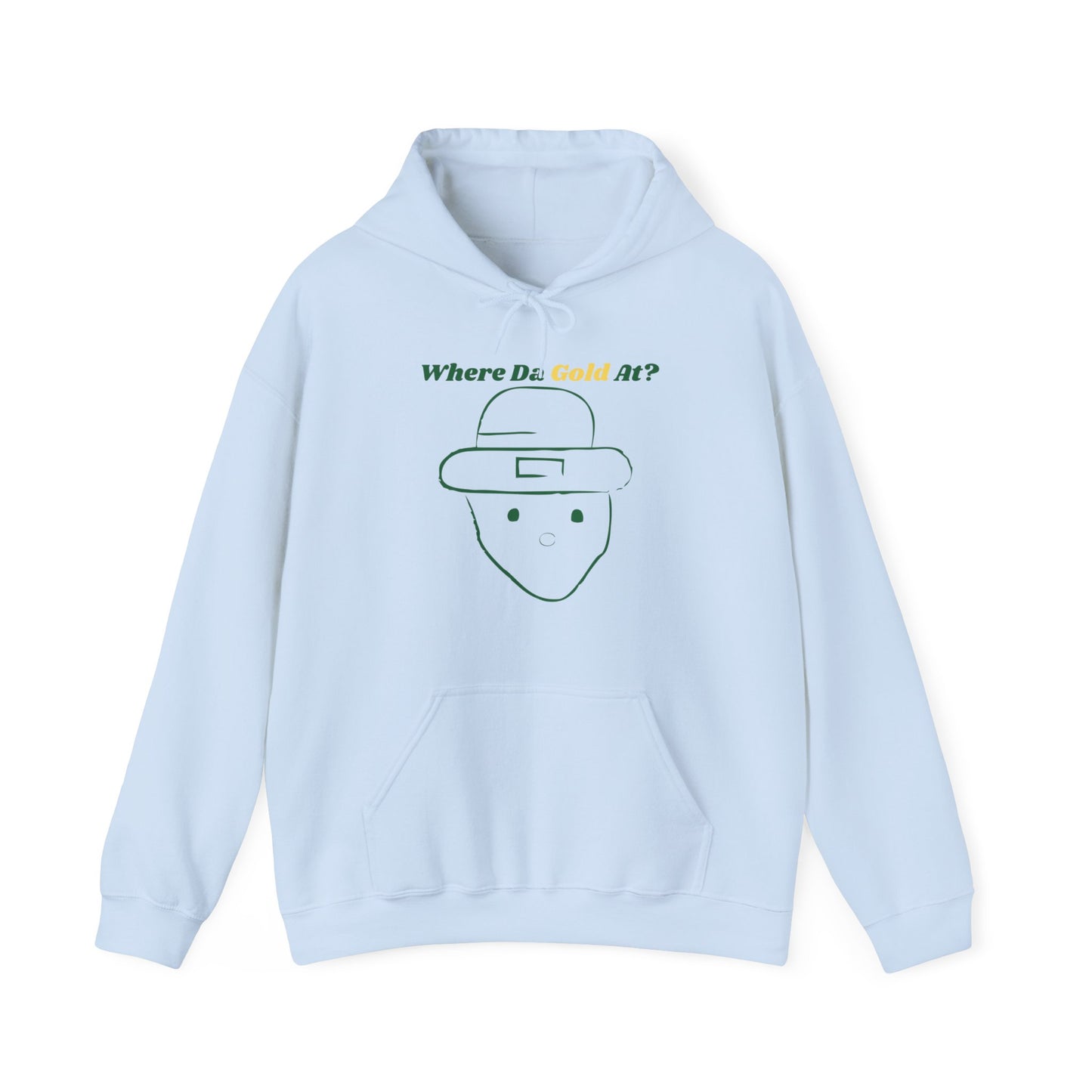 Crichton Leprechaun: A Legend in Stitches Unisex Heavy Blend™ Hooded Sweatshirt