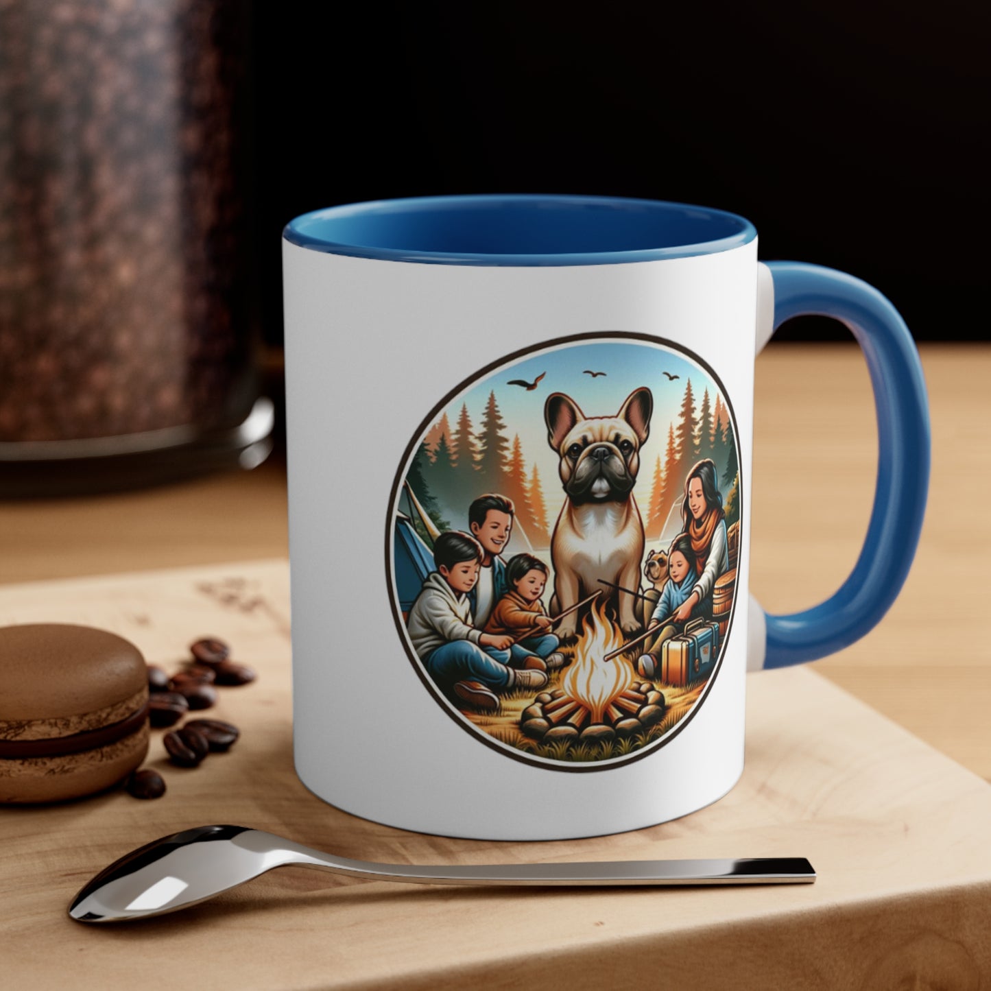 Tent Tales French Bulldog Accent Coffee Mug, 11oz