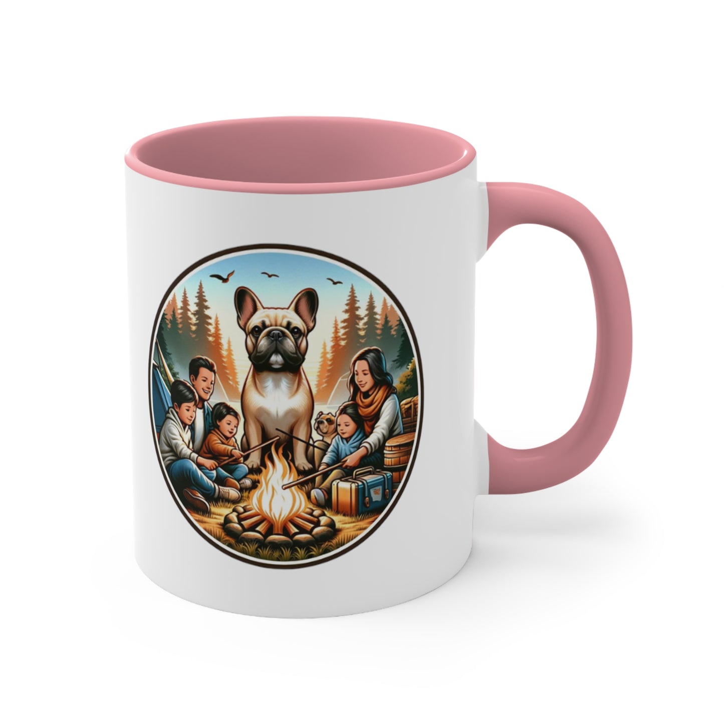 Tent Tales French Bulldog Accent Coffee Mug, 11oz