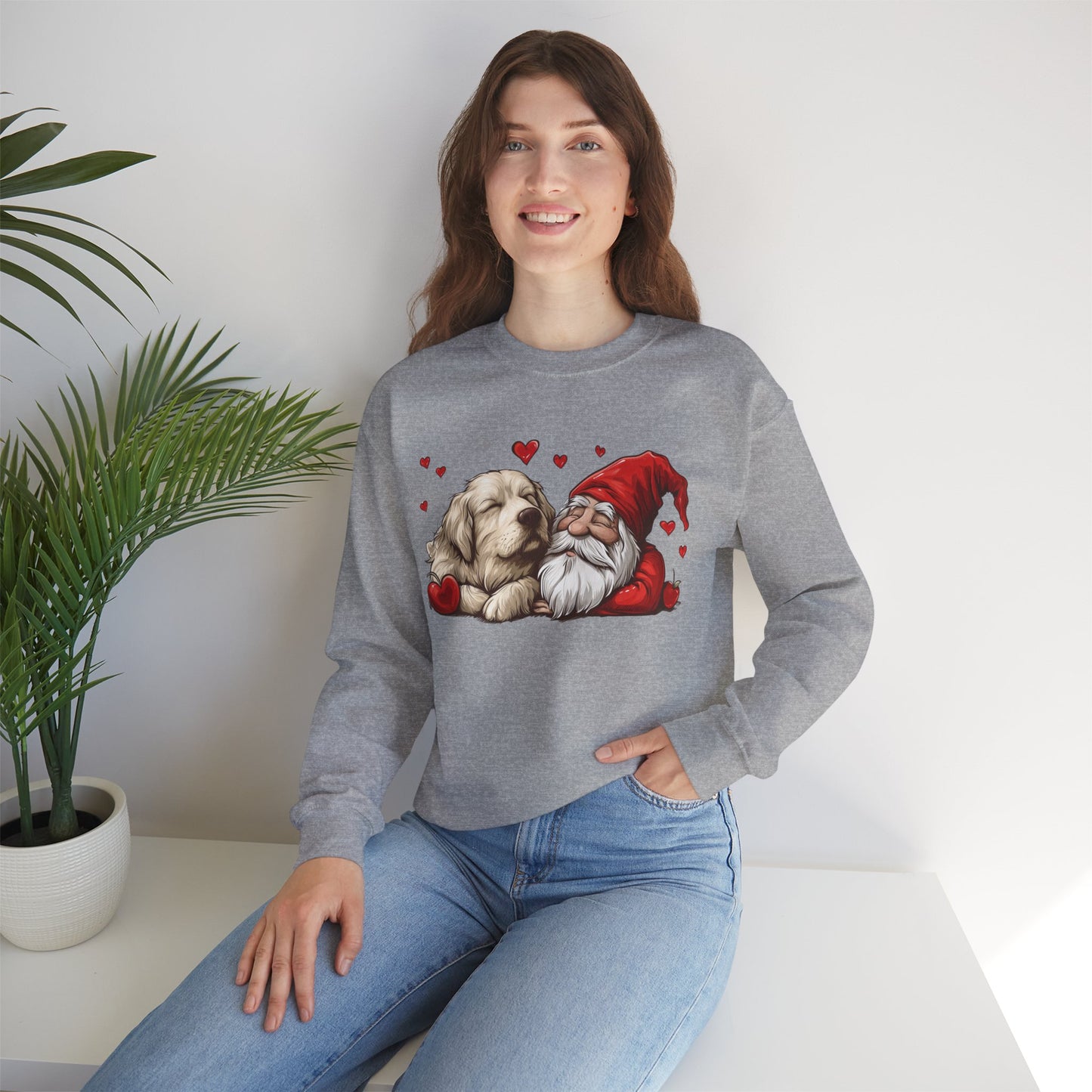 Gnomebody Loves Me Like You! Unisex Heavy Blend™ Crewneck Sweatshirt