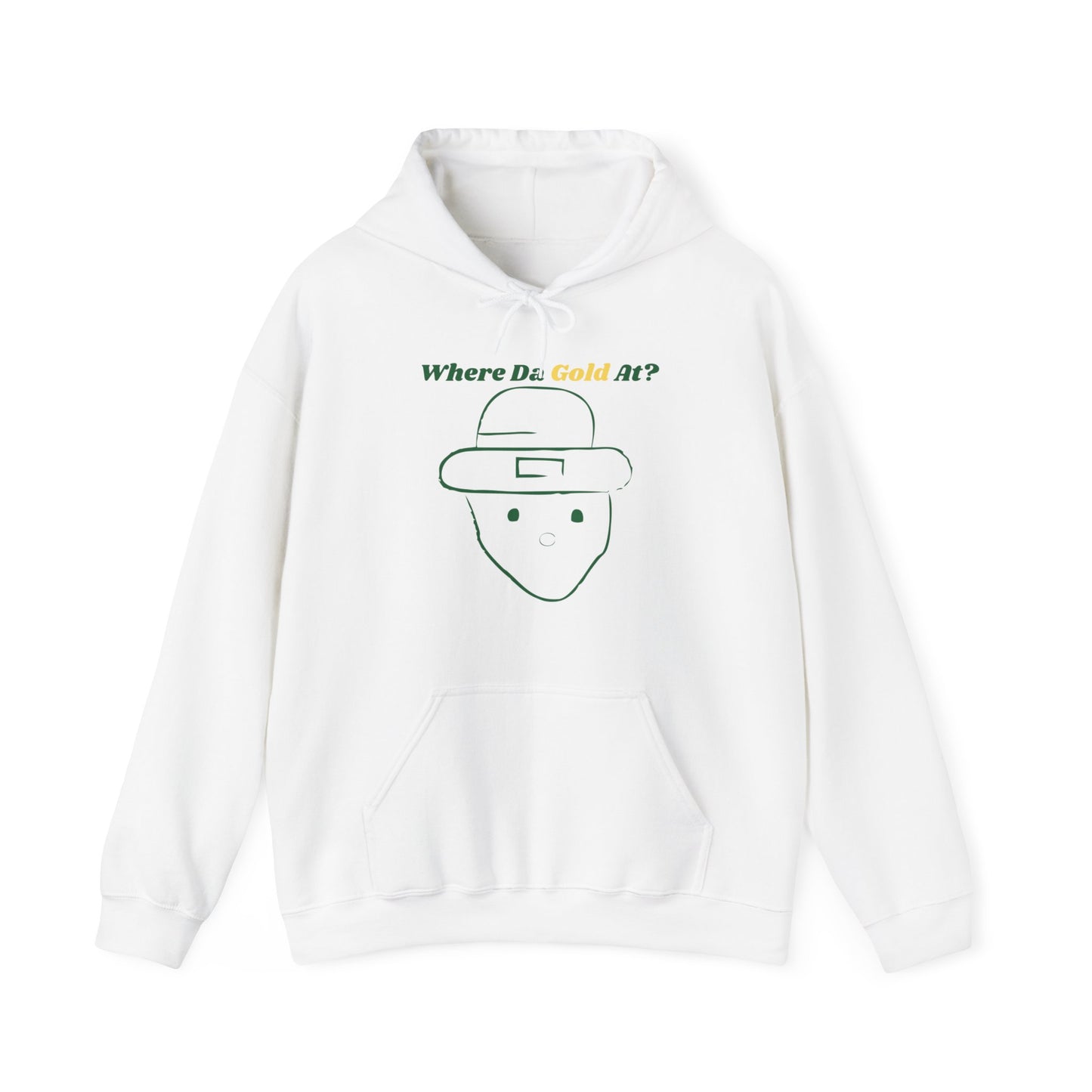 Crichton Leprechaun: A Legend in Stitches Unisex Heavy Blend™ Hooded Sweatshirt