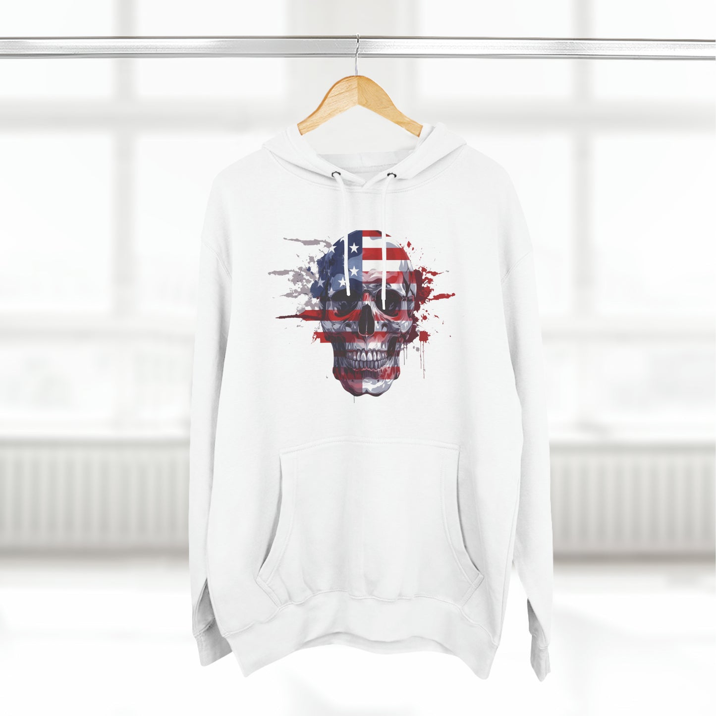 American Spirit Skull Sweatshirt: A Bold Tribute to Patriotism