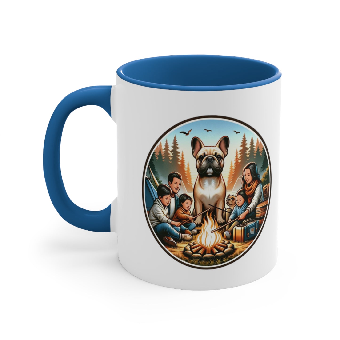 Tent Tales French Bulldog Accent Coffee Mug, 11oz