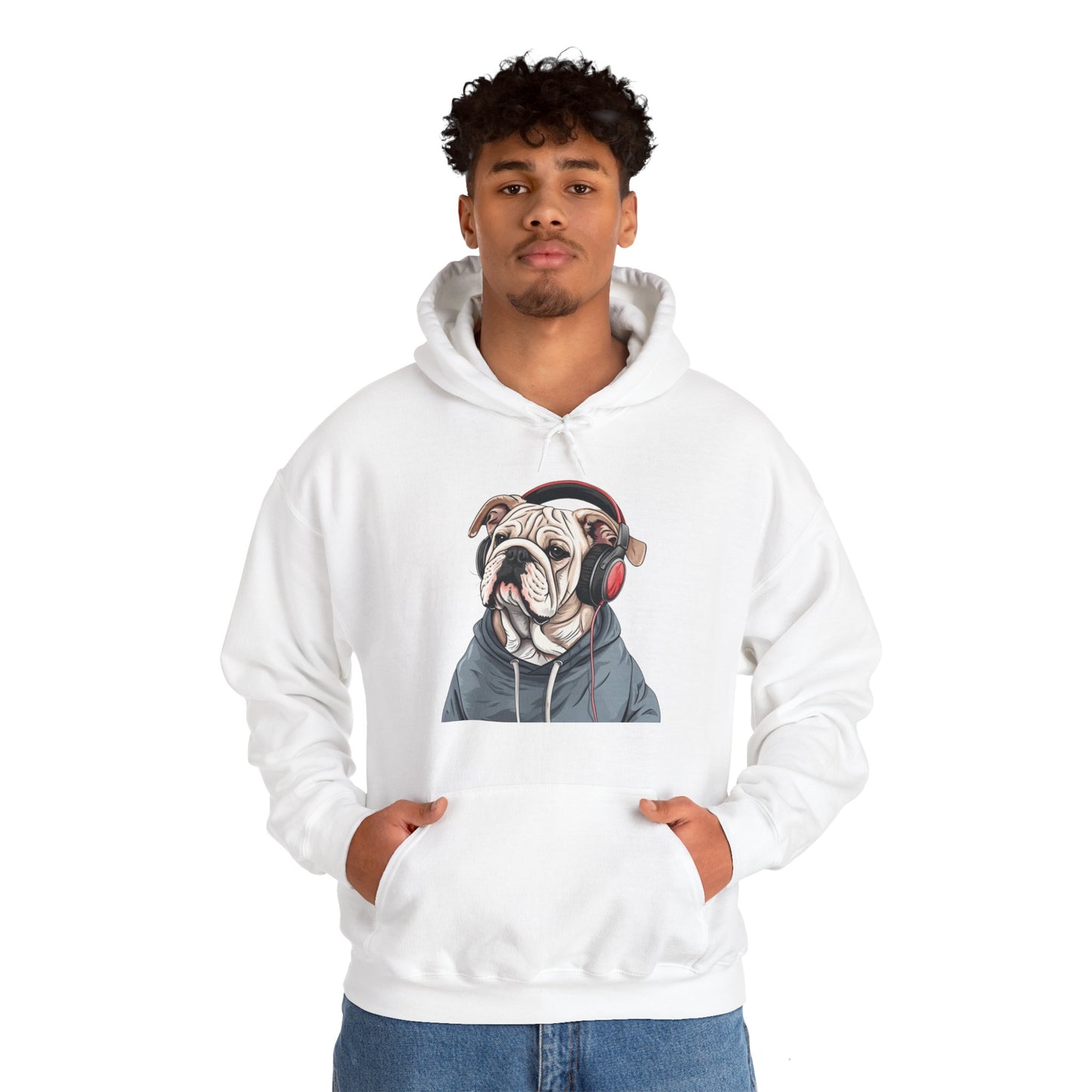 Get ready to Bulldog Boogie! Unisex Heavy Blend™ Hooded Sweatshirt