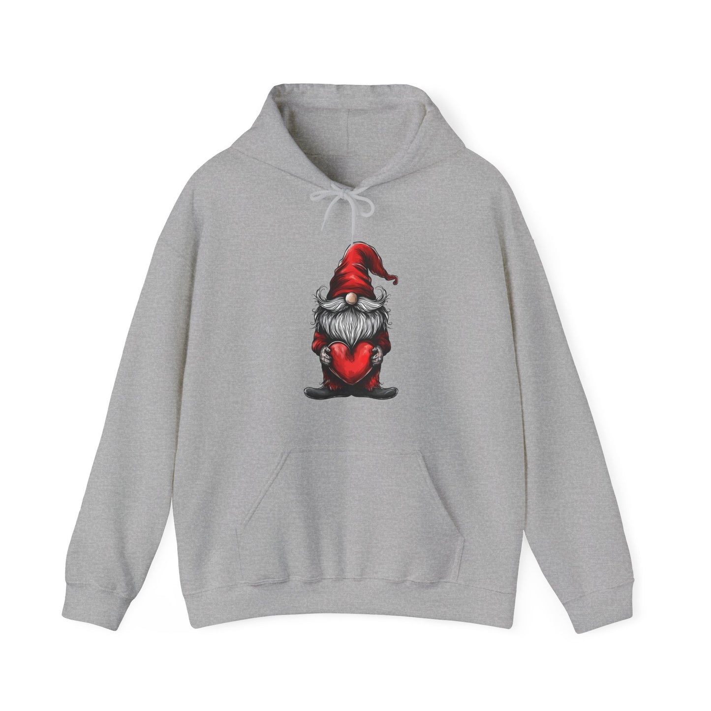 Valentine's Day Gnome Hooded Sweatshirt - Spread Love in Style!