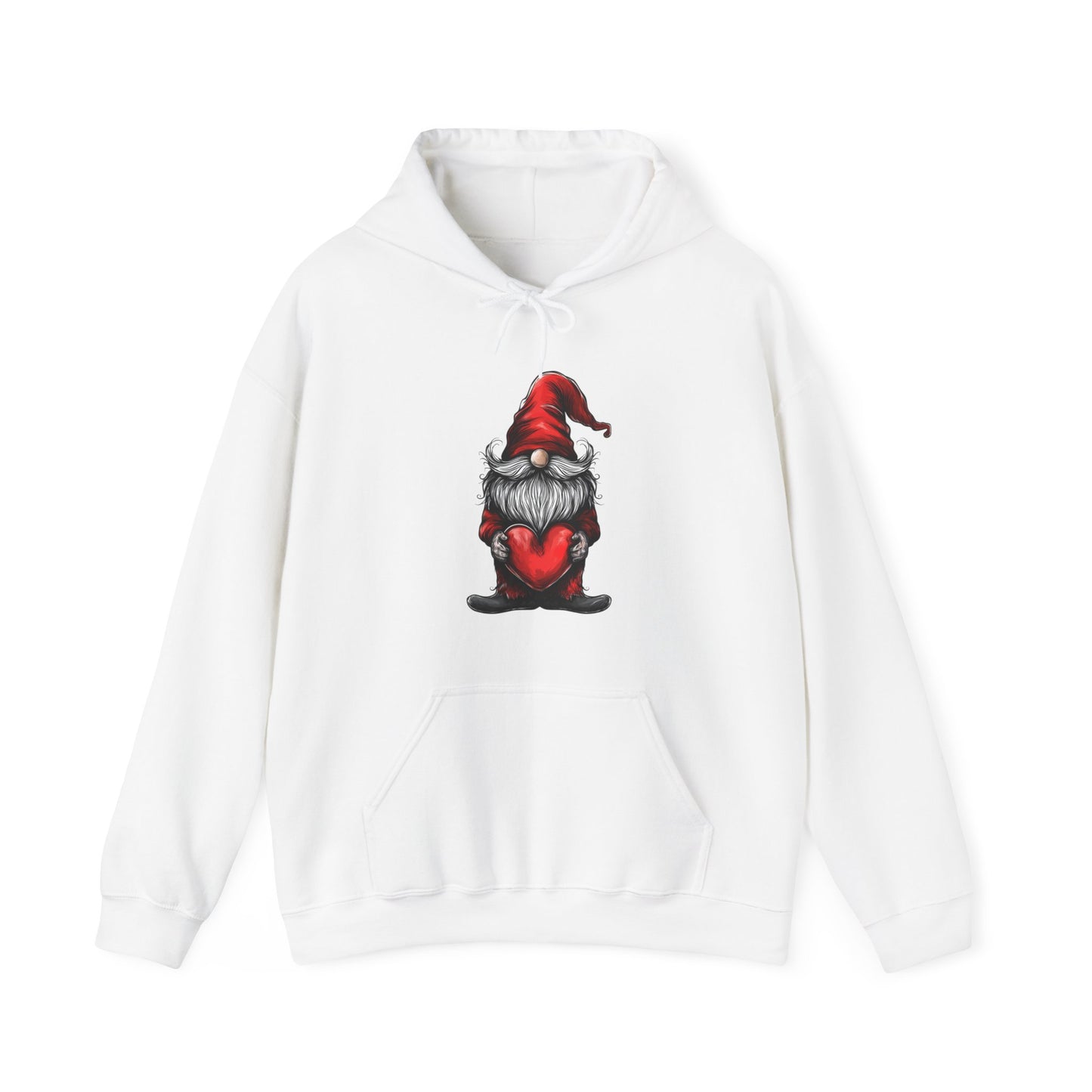 Valentine's Day Gnome Hooded Sweatshirt - Spread Love in Style!