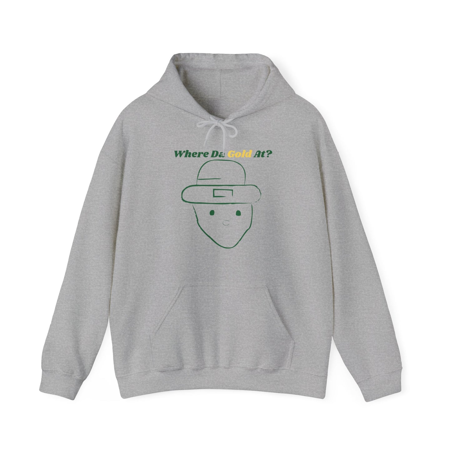 Crichton Leprechaun: A Legend in Stitches Unisex Heavy Blend™ Hooded Sweatshirt