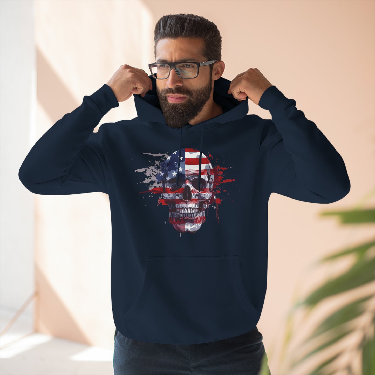 American Spirit Skull Sweatshirt: A Bold Tribute to Patriotism