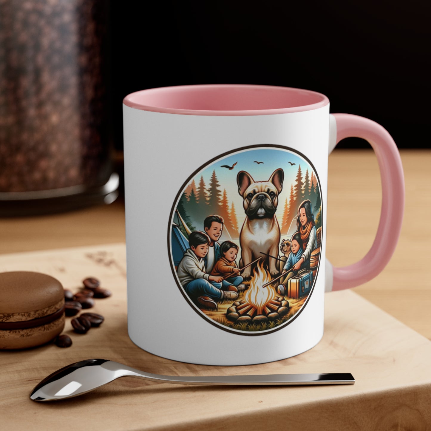 Tent Tales French Bulldog Accent Coffee Mug, 11oz