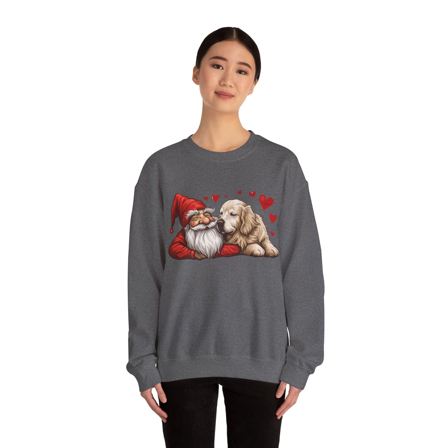 Gnome Sweet Gnome, We're Going for Walks! Unisex Heavy Blend™ Crewneck Sweatshirt