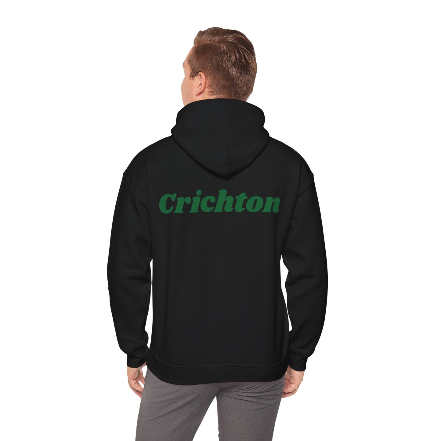 Crichton Leprechaun: A Legend in Stitches Unisex Heavy Blend™ Hooded Sweatshirt