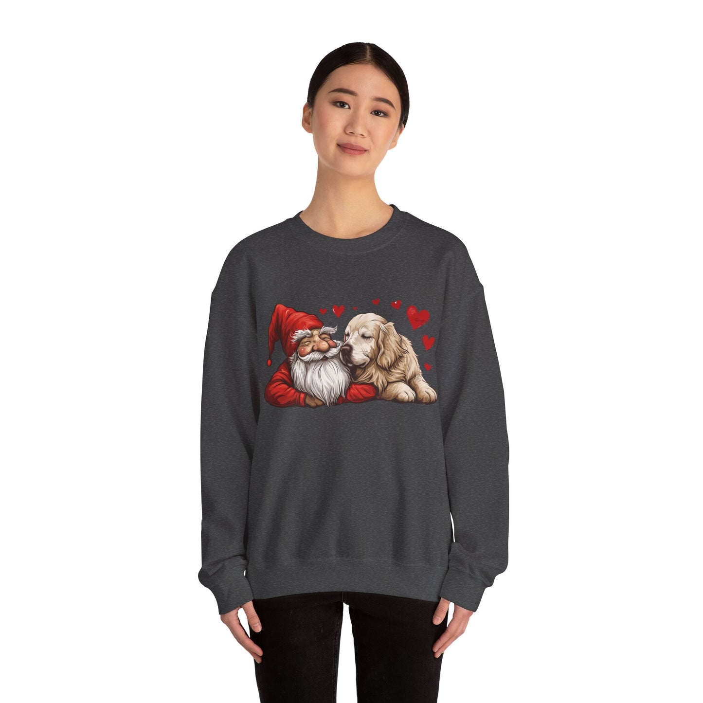 Gnome Sweet Gnome, We're Going for Walks! Unisex Heavy Blend™ Crewneck Sweatshirt