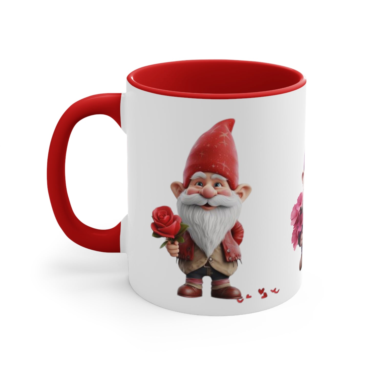 Gnome Time for Love: Triple the Cuddles in Every Cup --Accent Coffee Mug, 11oz